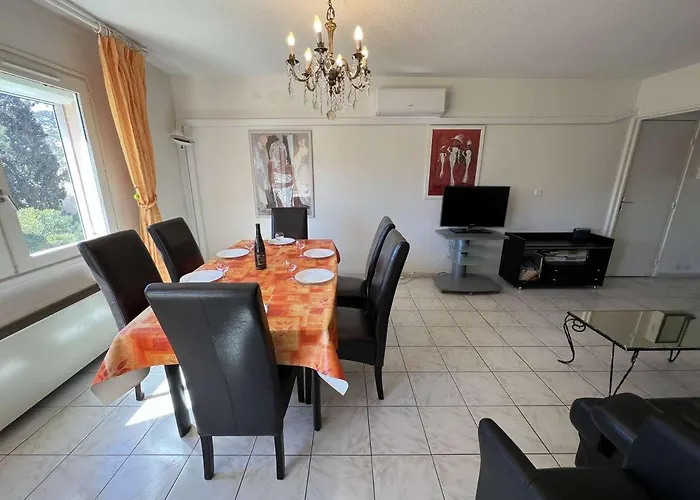 T3 Climatise, 2 Chambres, Balcon, Parking, Proche Plage, Lave-linge - Fr-1-702-22 Apartment